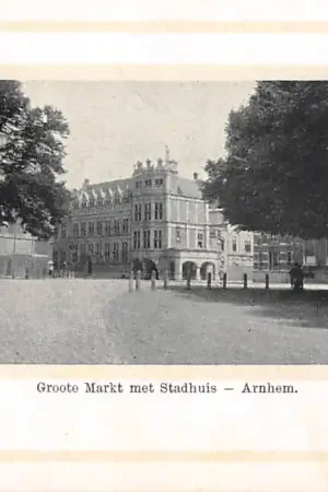 Arnhem Groote Markt met Stadhuis 1902 HC50775 Tylko dziś