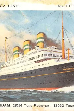 Rotterdam T.S.S. Statendam Holland America Line Schepen Scheepvaart HC50735 Nowość
