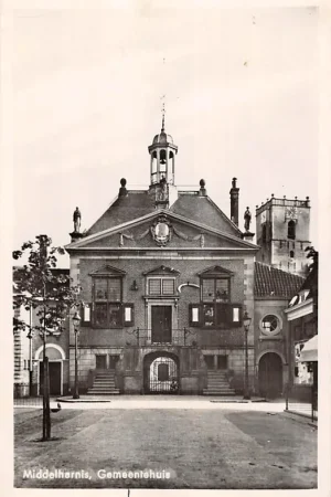 Popularny Middelharnis Gemeentehuis 1953 Goeree-Overflakkee HC50835
