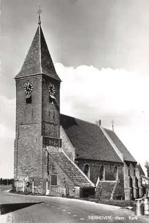 Tienhoven (ZH) Hervormde Kerk 1964 Alblasserwaard HC50827 Autentyczny