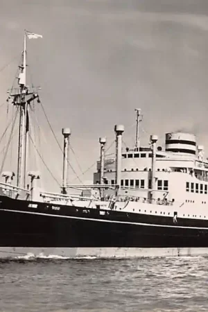 Rotterdam m.v. Westerdam Holland Amerika Lijn 1957 Schepen Scheepvaart HC50663 Wyprzedaż