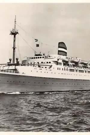 Rotterdam s.s. Rijndam Holland America Line 1954 Schepen Scheepvaart HC50650 Premium