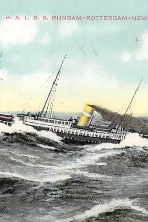 Ostatnia szansa Rotterdam s.s. Rijndam Holland America Line Schepen Scheepvaart HC50648