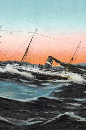 Rotterdam s.s. Rijndam Holland America Line 1912 Schepen Scheepvaart HC50647 Zwrot pieniędzy