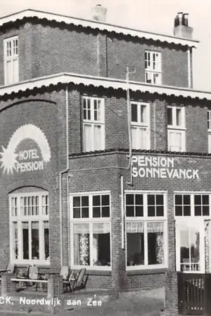 Autentyczny Noordwijk aan Zee Kon. Astrid Boulevard 50 Hotel Pension Sonnevanck 1965 HC50540