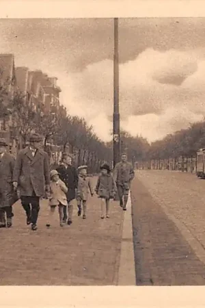 Rotterdam Mathenesserlaan met RET Tram 121 Lijn 11 HC50455 Wysoka jakość