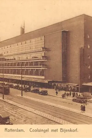 Darmowa dostawa Rotterdam Coolsingel met Bijenkorf en RET Tram HC50525