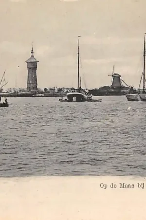 Darmowa dostawa Zwijndrecht Op de Maas Molen Watertoren en binnenvaart schepen Nauta 1210 HC50518