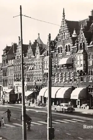 Rotterdam Schiedamseweg 1956 Tram Spangen HC50511 Wyprzedaż