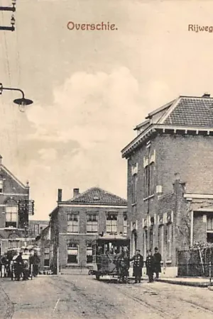 Rotterdam Overschie Rijweg met paardentram Tram HC50399 Popularny