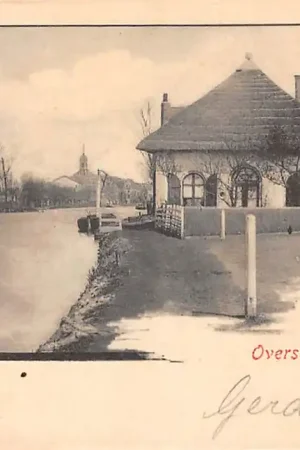 Najlepsza cena Rotterdam Overschie Tol 1903 Zwart-wit HC50392