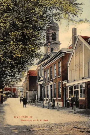 Szybka dostawa Rotterdam Overschie Gezicht op de R.K. Kerk 1907 HC50363