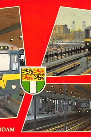 Rotterdam Metro Station Zuidplein HC50350 Autentyczny