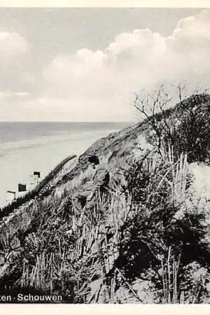 Westenschouwen Noordzeestrand 1935 Zee strand en duinen Schouwen-Duiveland HC50317 Rabat