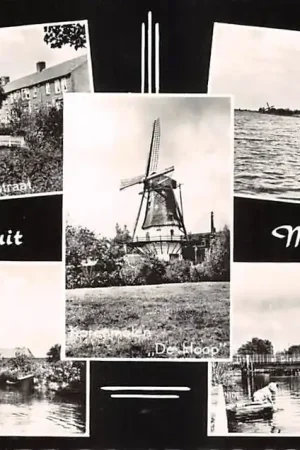 Tylko dziś Maasdam 1959 Groenenveld de Katerstraat Boezemvliet Molen De Hoop Binnen Maas Raadhuis Hoeksche Waard HC50175