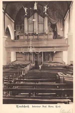 Koudekerk aan den Rijn Interieur Ned. Hervormde Kerk met Orgel HC50011 Szybka dostawa