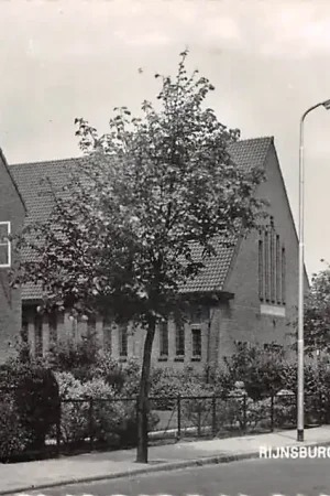 Rijnsburg Brouwerstraat Bethel kerk 1961 HC49976 Wyprzedaż
