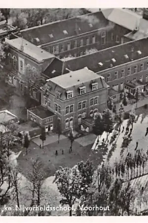 Popularny Voorhout Luchtfoto Bisschoppelijke Nijverheids school HC49872