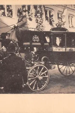 's-Gravenhage Hofrijtuig Paard en wagen Koningshuis 1900 HC49855 Bezpieczna płatność