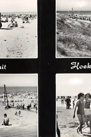Hoek van Holland Vierluik Strand 1963 HC49723 Autentyczny