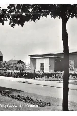 Waddinxveen Hervormde Wijkgebouw en Pastorie 1957 HC49778 Ekspresowa dostawa