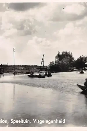 Hazerswoude Pension Speeltuin Visgelegenheid Molen 1940 Joh. v. Meurs, Hazerswoude Rietveld HC49685 Niska cena