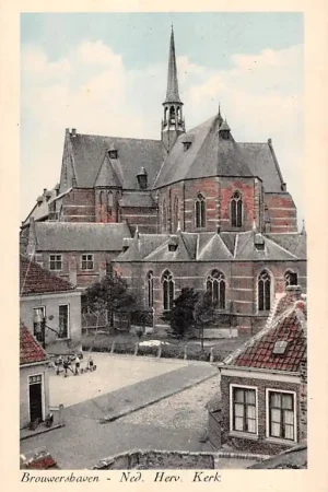 Brouwershaven Ned. Hervormde Kerk HC49502 Darmowa dostawa