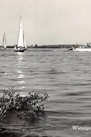 Brielle Watersport op het Brielse Meer Zeil schepen 1959 HC49499 Oferta limitowana