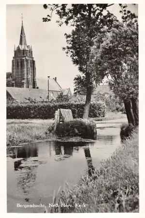 Wysoka jakość Bergambacht Ned. Hervormde Kerk 1958 Krimpenerwaard HC49435
