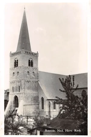 Ameide Ned. Hervormde Kerk 1956 Alblasserwaard HC49402 Popularny