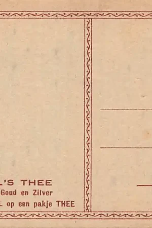 Darmowa dostawa Groningen Reclame Kahrel's Thee Voorkant: Noord- en Zuidhavenpoort te Zierikzee HC49300