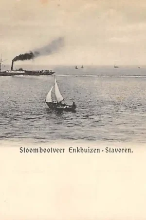 Zuiderzee Stoombootveer Enkhuizen Stavoren Veer Scheepvaart Schepen HC49199 Zamów teraz