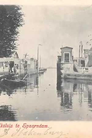 Premium Spaarndam Kolksluis 1903 Sluis Haarlem Haarlemmermeer HC49141