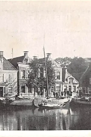 Lemmer Begin Kortestreek Friesland Schepen Scheepvaart HC49123 Premium