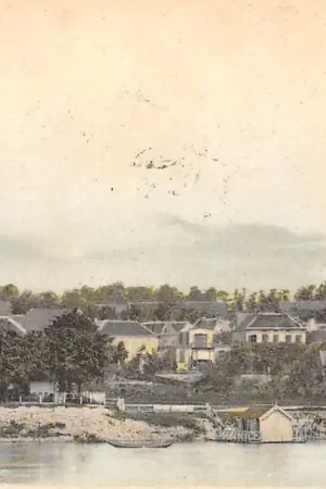 Rhenen Stadsgezicht 1904 Rijn en Cunera kerk HC49111 Szybka dostawa