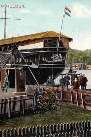 Najlepsza cena Den Helder H.M. Koningin Emma 1913 Schepen Scheepvaart HC49097