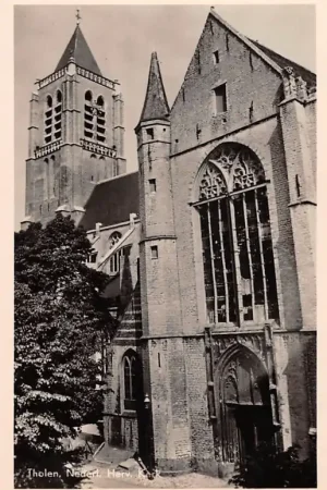 Oryginalny Tholen Nederl. Hervormde Kerk 1954 HC49001