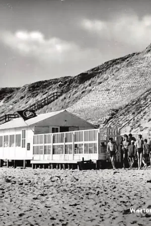Westerschouwen Strand paviljoen Duinen Schouwen-Duiveland 1964 Zeeland HC48891 Rabat