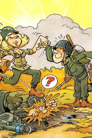 Najlepsza cena Militair Soldaat als vloermatje voor knappe EHBO-soldate Militair Humor HC48803