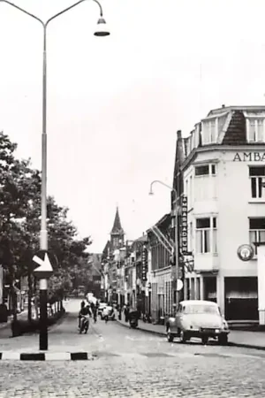 Terneuzen Nieuwstraat Hotel Ambassadeur 1969 Auto Zeeuws-Vlaanderen HC48857 Oryginalny