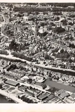 Kup teraz Middelburg voor 1940 overzicht KLM Luchtfoto 6031 HC48852