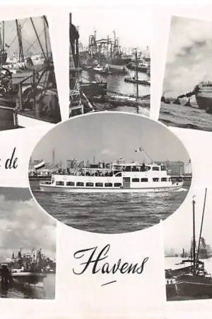 Rotterdam Rondvaart door de Rotterdamse Havens Scheepvaart Zee en Binnenvaart schepen HC48785 Wyprzedaż