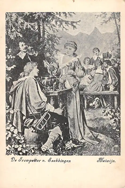 Fantasie De Trompetter van Saekkingen Meiwijn 1900 Vintage HC48725 Ostatnia szansa