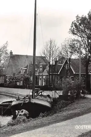 Popularny Oosterend (FR) Friesland Skippersbuorren Binnenvaart schepen 1969 HC48660