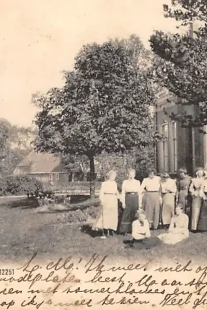 Spannum Kost school voor meisjes 1906 Friesland Waadhoeke HC48651 Niska cena