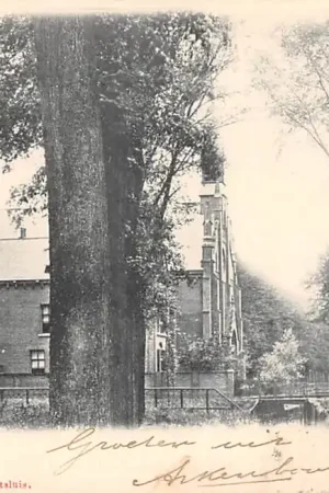 Hellevoetsluis Barakken met watertoren en kerk Militair 1901 HC48497 Bezpieczna płatność