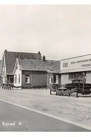 Szybka dostawa Emmer-Erfscheidenveen Kanaal A Emmen Drenthe EKE Houtfabriek 1963 HC48493