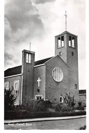 Popularny Axel Gereformeerde Kerk 1967 Zeeuws-Vlaanderen HC48420