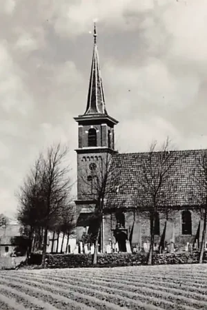 Wier Friesland N.H. Kerk met bergraafplaats 1964 Waadhoeke HC48481 Darmowa dostawa