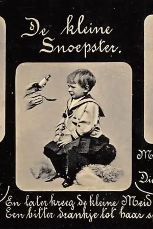 Premium Kind De Kleine Snoepster komt bedrogen uit Vintage HC48331